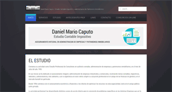 Desktop Screenshot of danielcaputo.com.ar