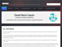 Tablet Screenshot of danielcaputo.com.ar